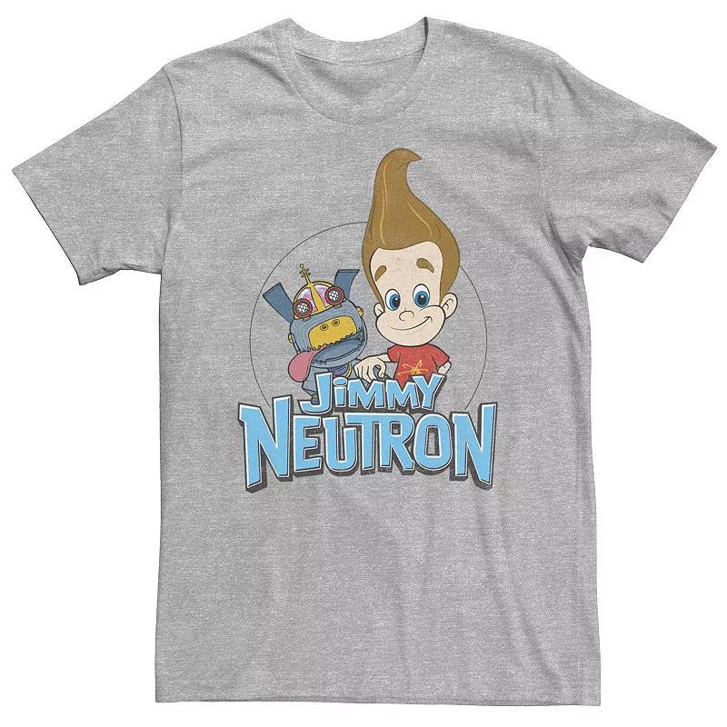 Big & Tall Nickelodeon Jimmy Neutron Goddard Title Vintage Poster Tee, Mens Product Image