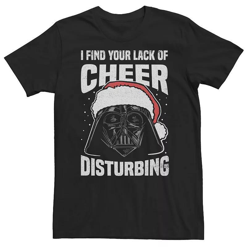 Mens Star Wars Darth Vader Lack Of Cheer Santa Hat Tee Product Image