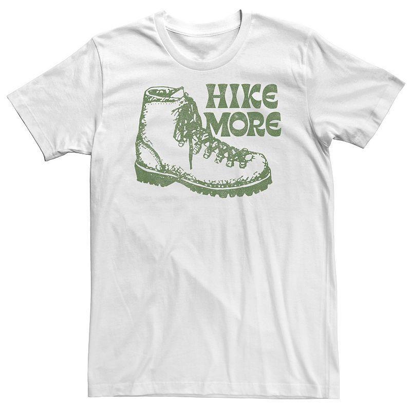 Big & Tall Trendy Simple Boot Hike More Graphic Tee, Mens Product Image