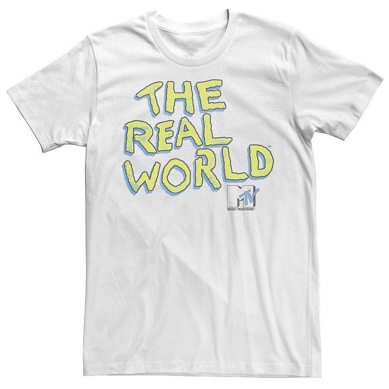 Mens MTV The Real World Pop Color Short Sleeve Tee Product Image