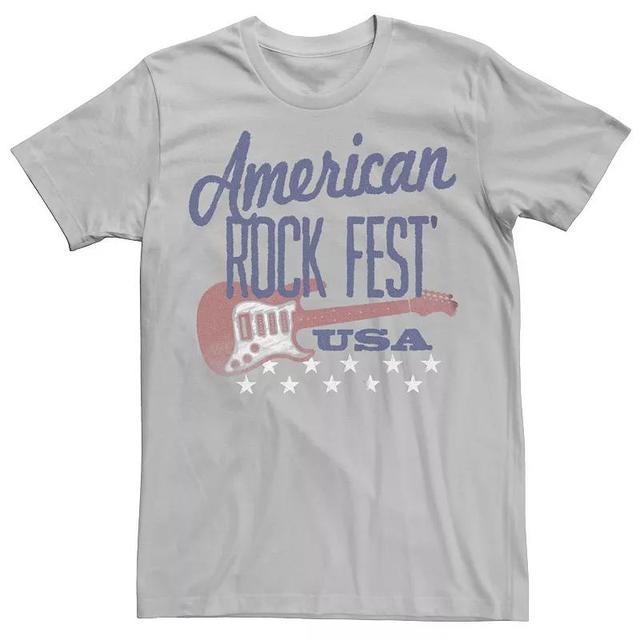 Mens American Rock Fest USA Guitar Stars Graphic Tee Product Image