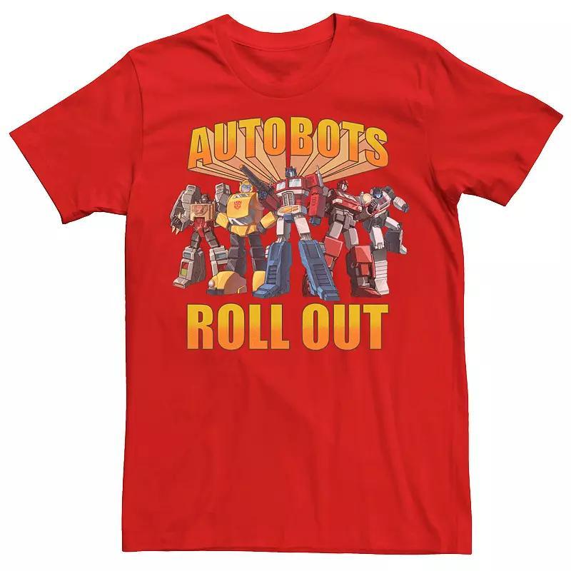 Mens Transformers Group Shot Autobots Roll Out Tee Product Image