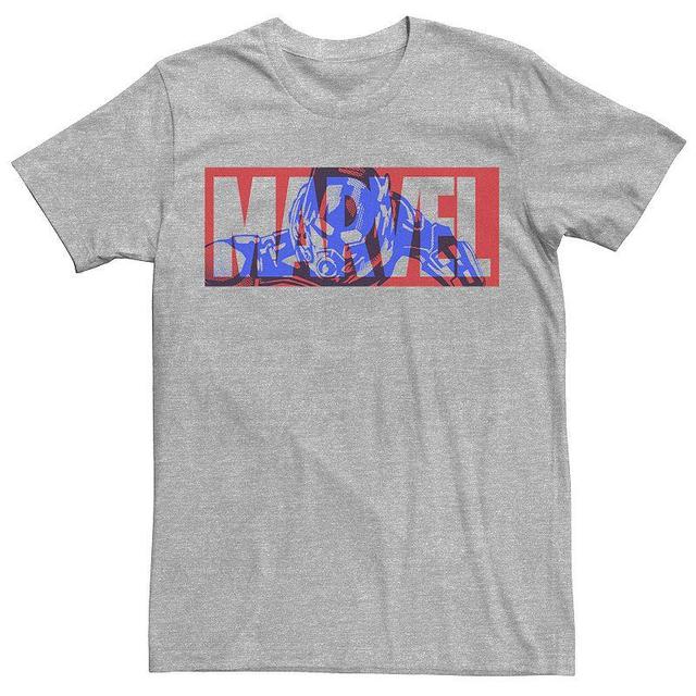 Mens Marvel Ant-Man Large Classic Movie Logo Graphic Tee Athletic Grey Product Image