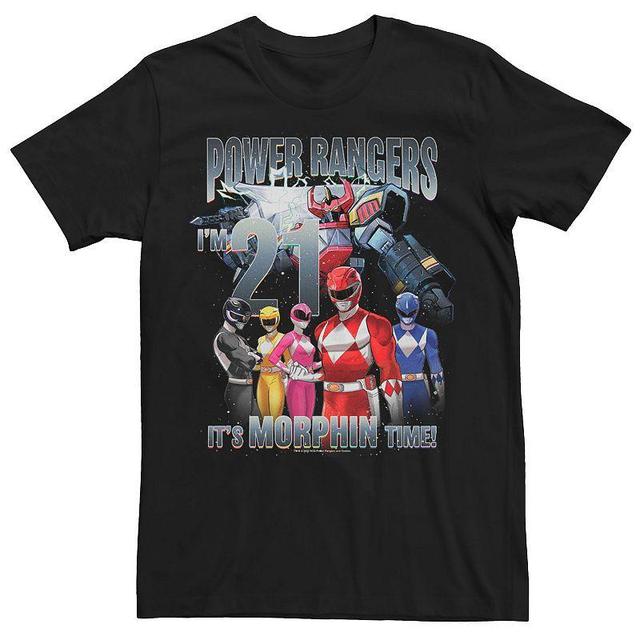 Mens Power Rangers 50th Birthday Morphin Time Tee Product Image