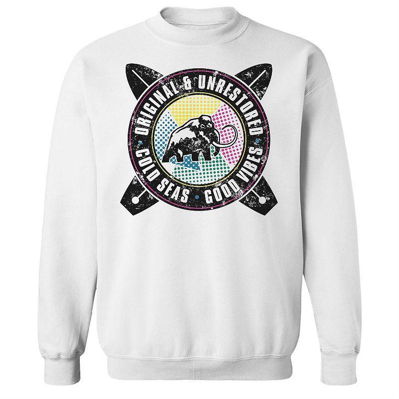 Mens Cold Seas Fleece Graphic Sweatshirt Product Image