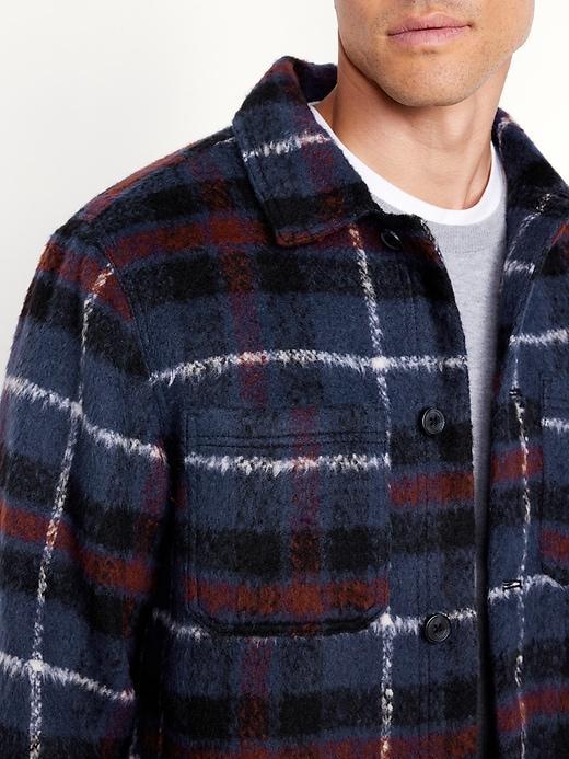 Cozy-Lined Sherpa Shacket Product Image