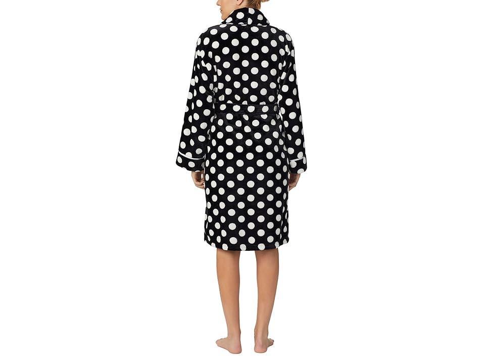 Kate Spade New York Chenille Shawl Collar Robe (Ink Dot) Women's Pajama Product Image