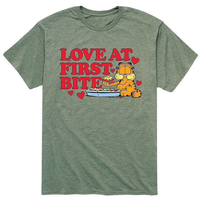 Mens Garfield Love At First Bite Tee Product Image