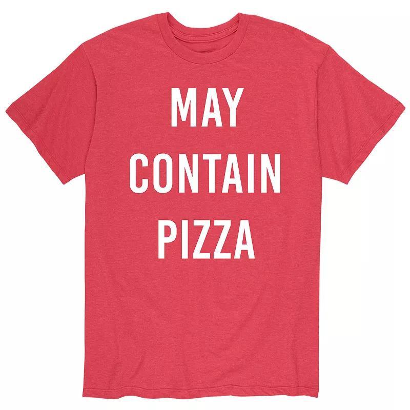 Mens May Contain Pizza Tee Product Image