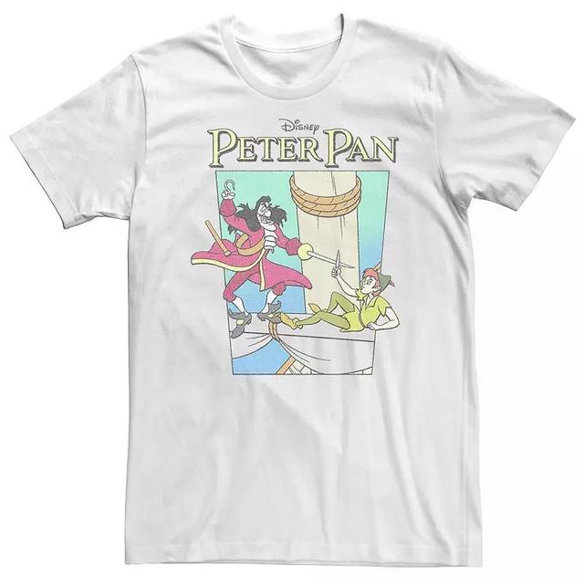 Big & Tall Disney Tinkerbell Pastel Duel Vintage Poster Tee, Mens Product Image