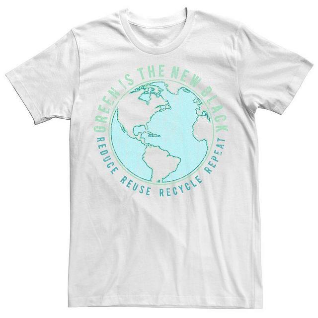 Mens Earth Day Green Is The New Black Reduce Tee Product Image