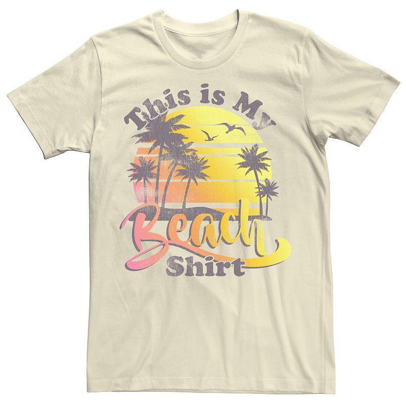 Mens This Is My Beach Shirt Gradient Sunset Tee Product Image