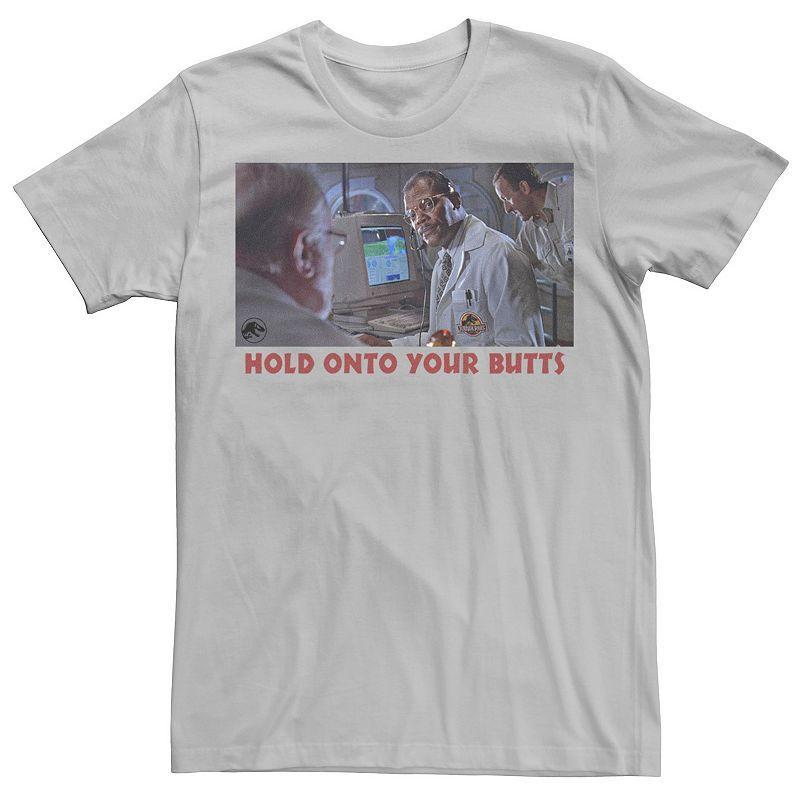 Mens Jurassic Park Hold Onto Your Butts Photo Tee Product Image