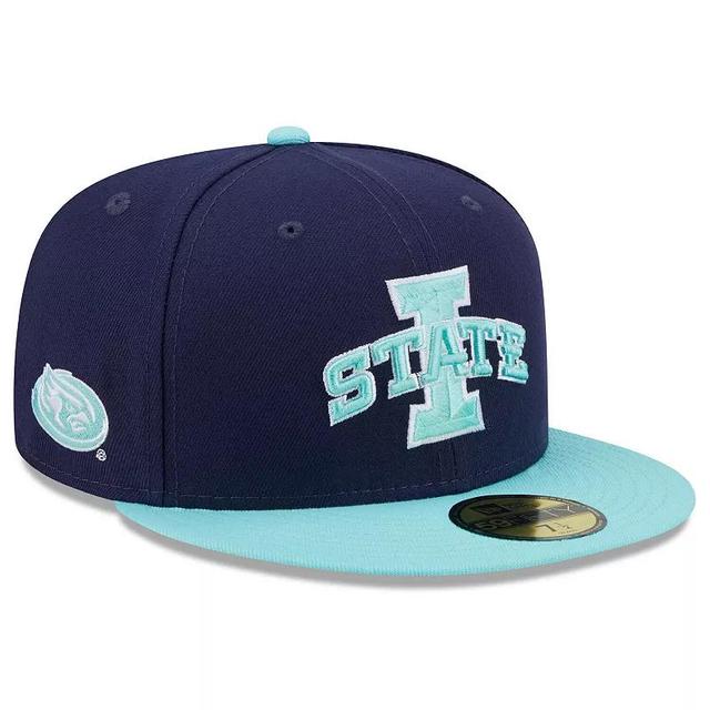 Mens New Era /Light Blue Iowa State Cyclones 59FIFTY Fitted Hat Product Image