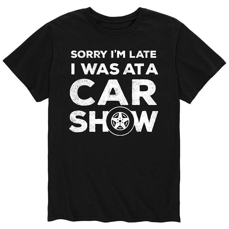 Mens Sorry Im Late Car Show Tee Product Image