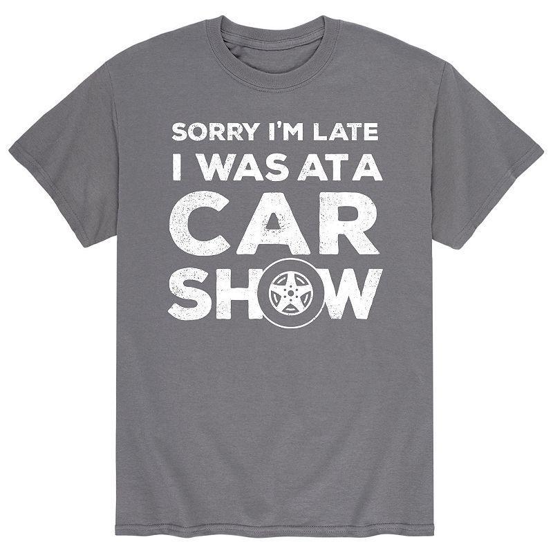 Mens Sorry Im Late Car Show Tee Product Image