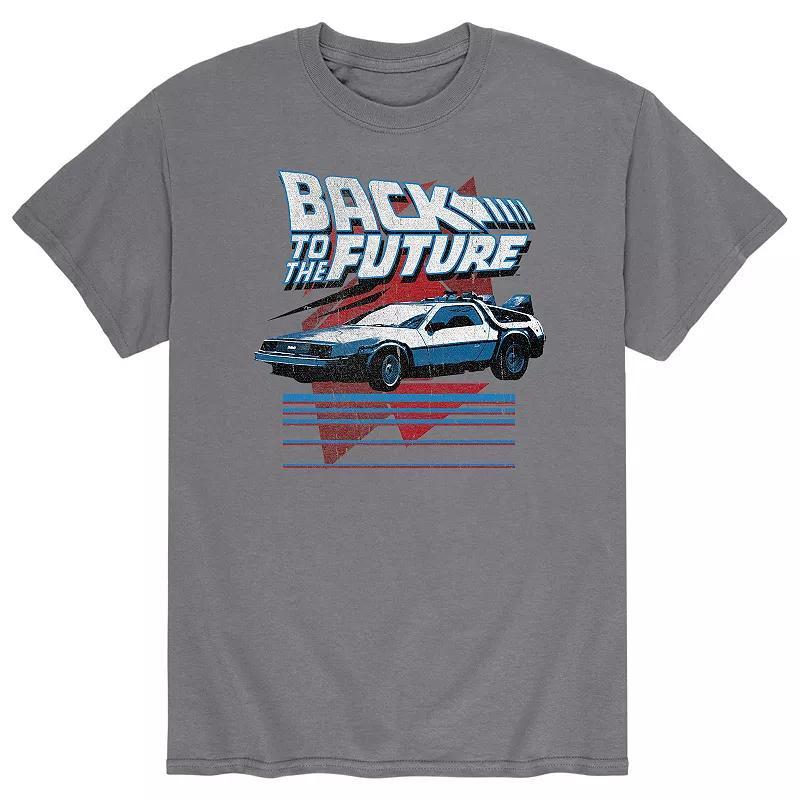 Big & Tall Back to the Future Retro Delorean Graphic Tee, Mens Product Image