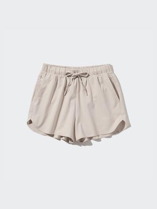 Womens Ultra Stretch Active Airy Shorts with Quick-Drying Natural XL UNIQLO US Product Image