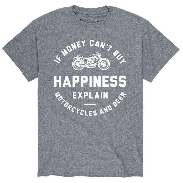 Mens Motorcycle And Beer Tee Product Image