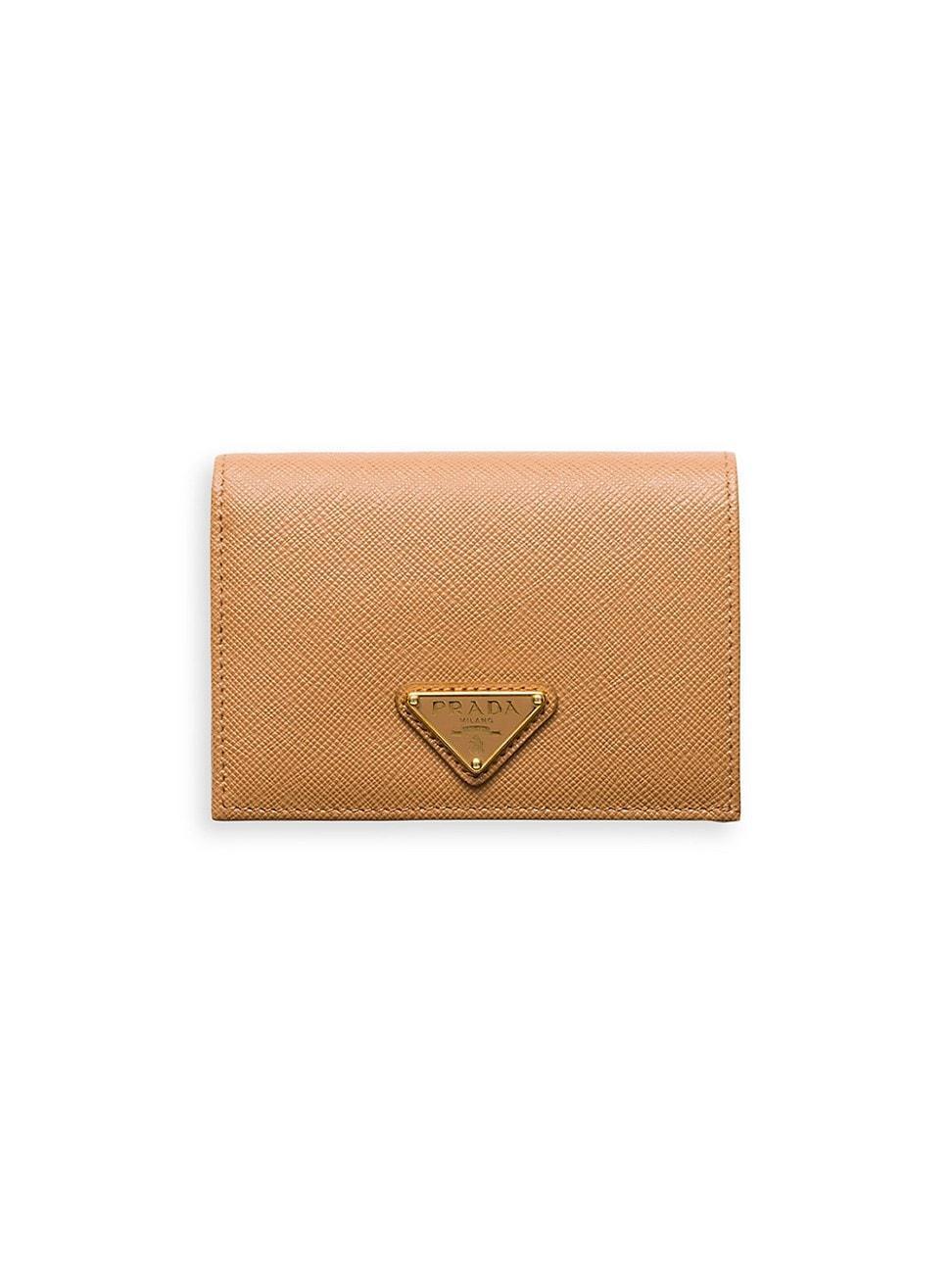 Womens Small Saffiano Leather Wallet Product Image