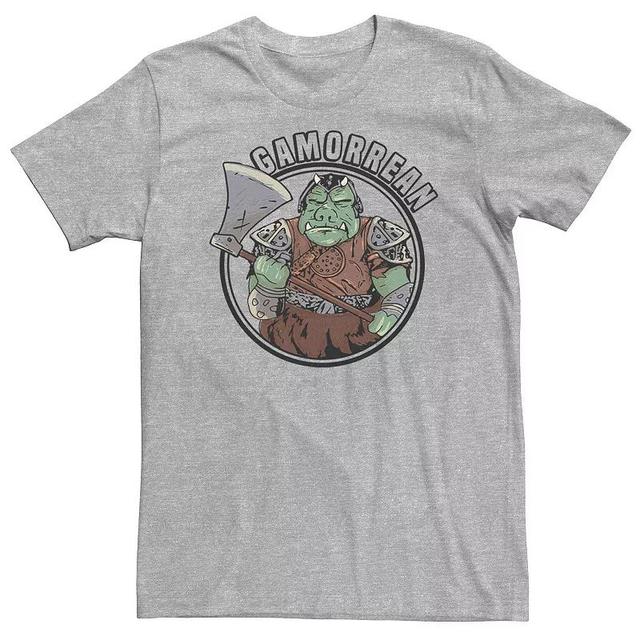 Big & Tall Star Wars Gamorrean Animated Portrait Tee, Mens Athletic Grey Product Image