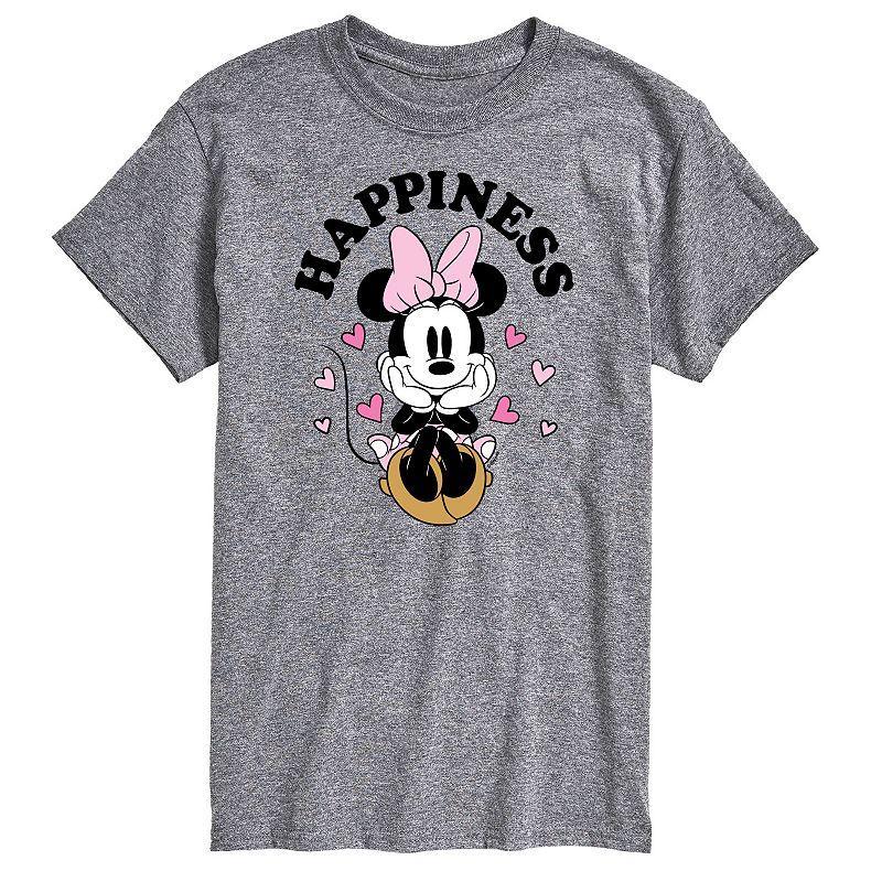 Big & Tall Disney Happiness Tee, Mens White Product Image