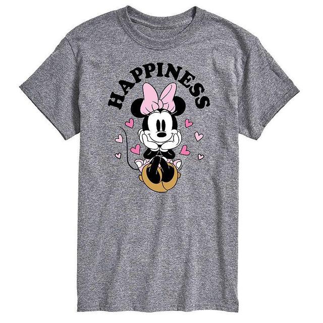 Disneys Minnie Mouse Big & Tall Happiness Graphic Tee, Mens Product Image