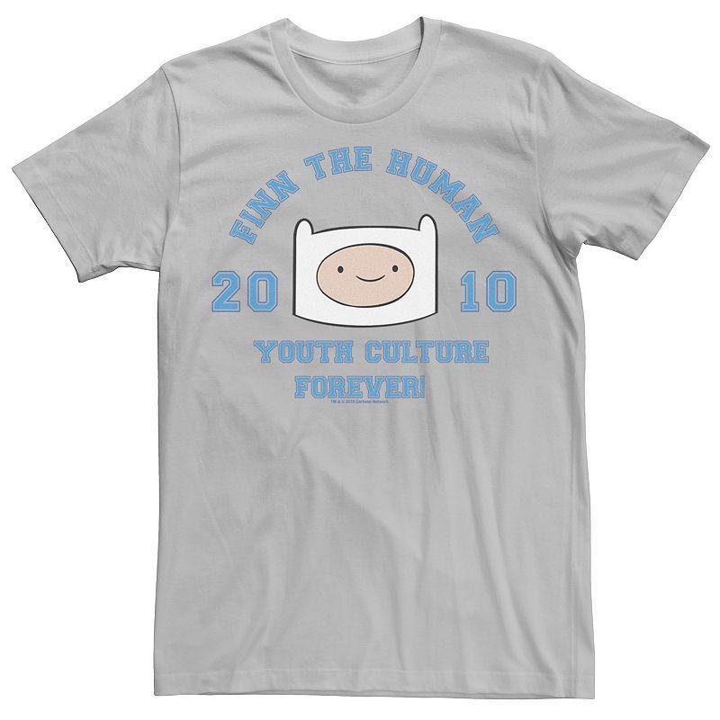 Mens Adventure Time Finn The Human Youth Culture Forever Graphic Tee Product Image