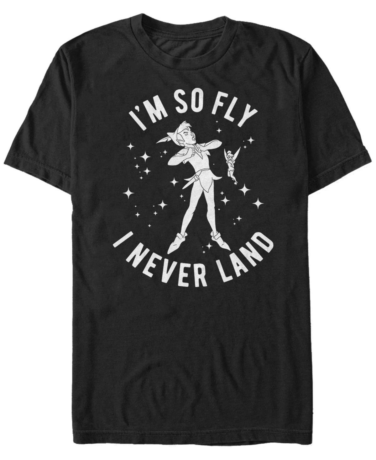 Disneys Peter Pan Mens Im So Fly I Never Land Graphic Tee Product Image