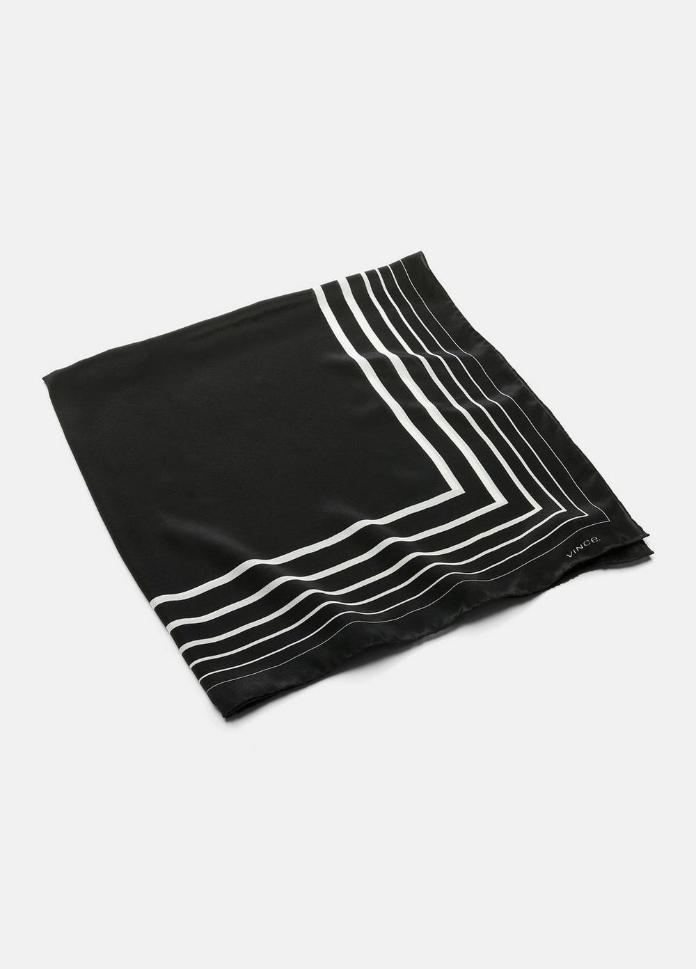 Striped Silk Square Scarf Product Image