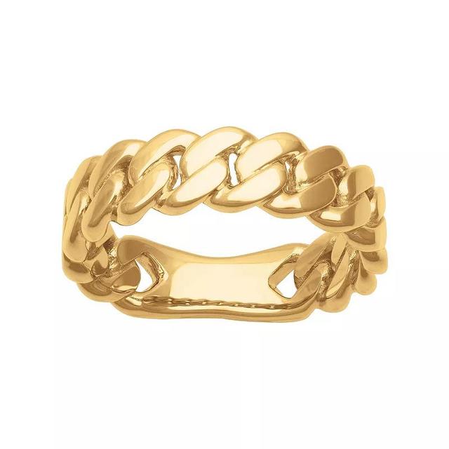 Mens AXL 10k Yellow Gold Link Band 10k Gold Product Image