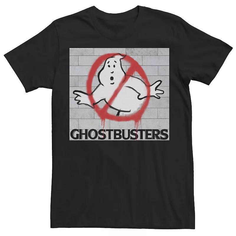 Big & Tall Ghostbusters Brick Spray Logo Tee, Mens Product Image