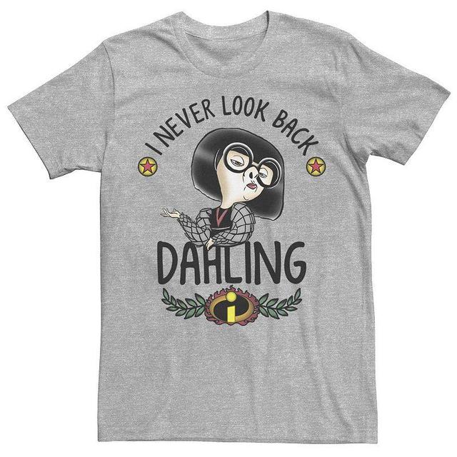 Disney / Pixars The Incredibles Edna Mens Darling Tee Athletic Grey Product Image