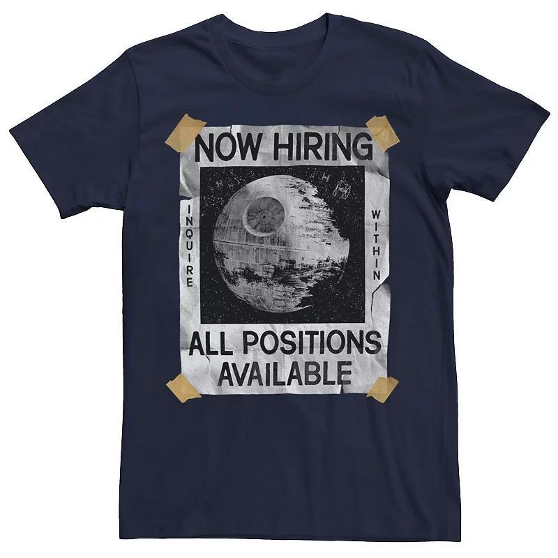 Mens Star Wars Now Hiring On The Death Star Tee Product Image