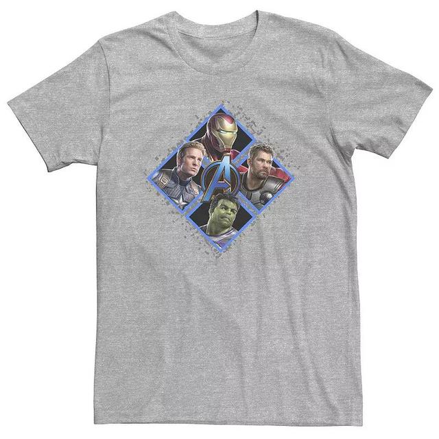 Big & Tall Marvel Avengers Endgame Triangle Head Shot Tee, Mens Product Image