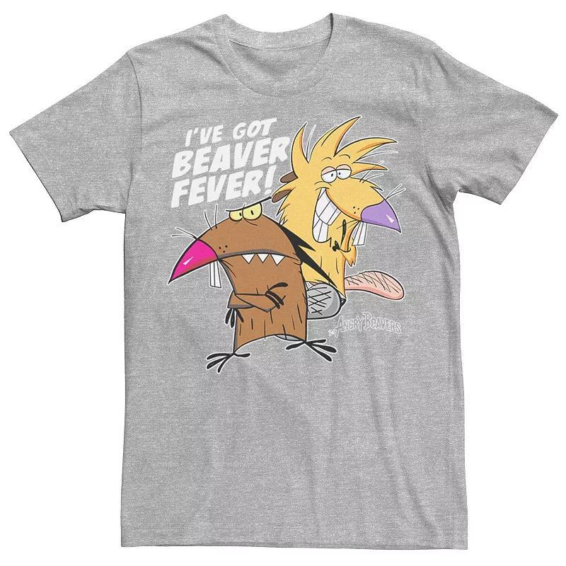 Mens Angry Beavers Ive Got Beaver Fever Portrait Tee Red Product Image