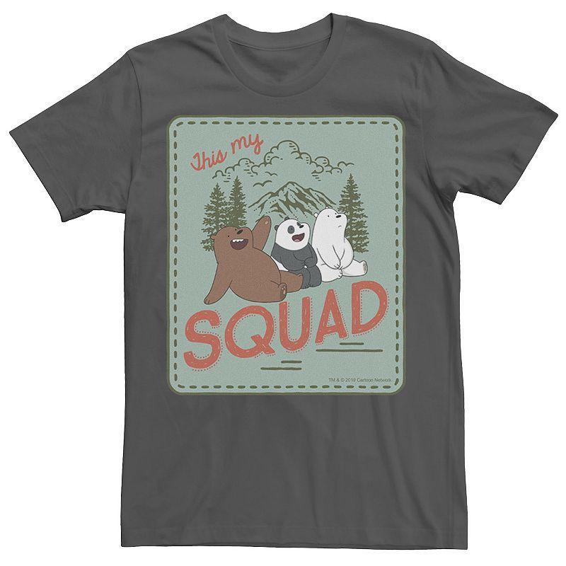 Fifth Sun Mens We Bare Bears This My Squad Patch Short Sleeve T- shirt Product Image