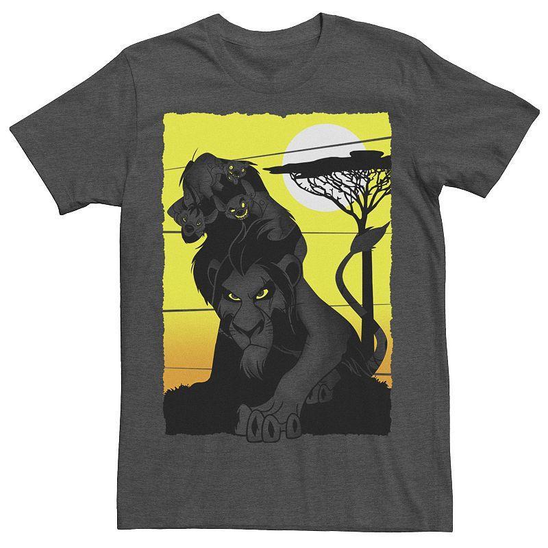 Disneys The Lion King Scar And Hyenas Mens Group Poster Tee Product Image