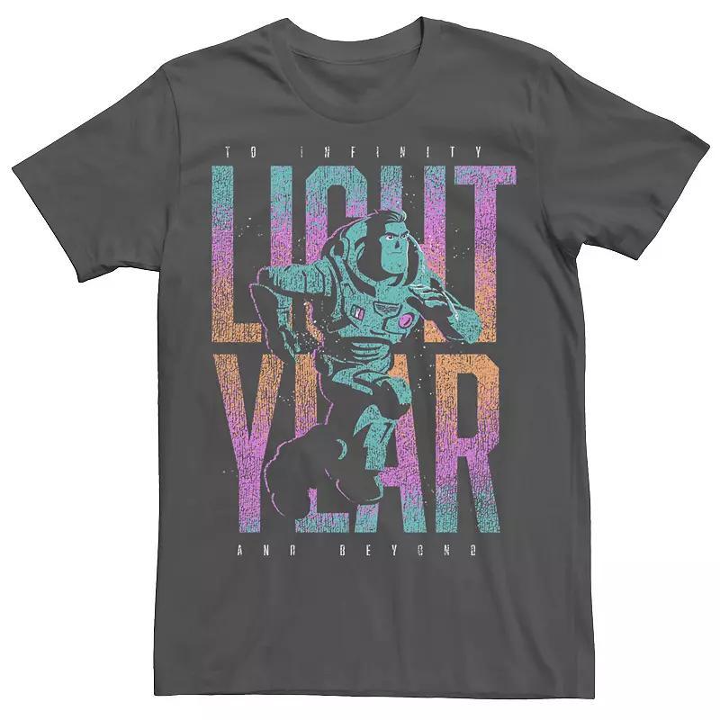 Disney / Pixars Lightyear Mens To Infinity And Beyond Tee Grey Product Image