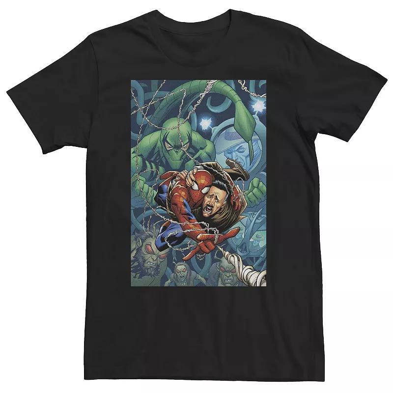 Big & Tall Marvel Comixology Spider-Man Saves Jameson Comic Cover Tee, Mens Product Image