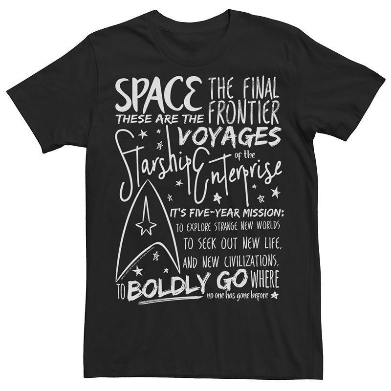 Mens Star Trek: TheOriginal Series Sketchbook Speech Tee Product Image