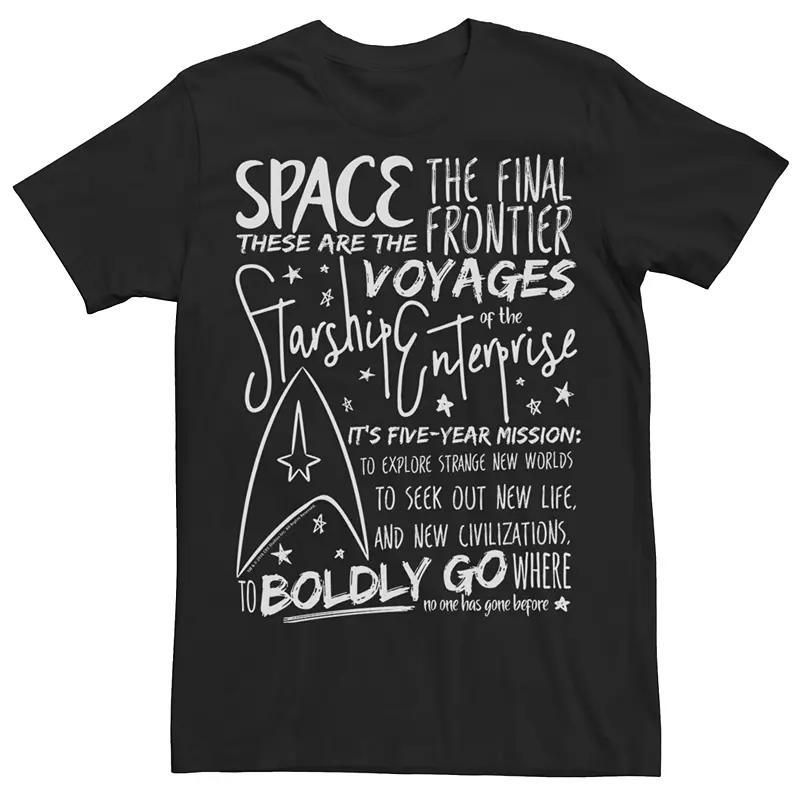 Mens Star Trek: TheOriginal Series Sketchbook Speech Tee Product Image