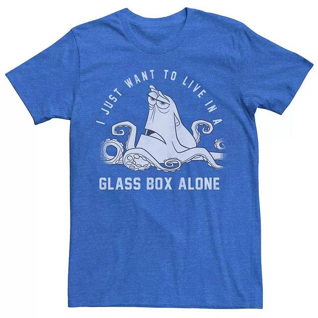 Mens Disney Pixar Finding Dory Hank Glass Box Tee Royal Grey Product Image