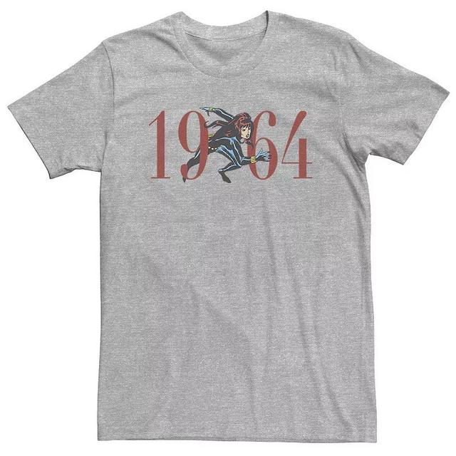 Big & Tall Marvel Retro 1964 Black Widow Action Pose Tee, Mens Product Image