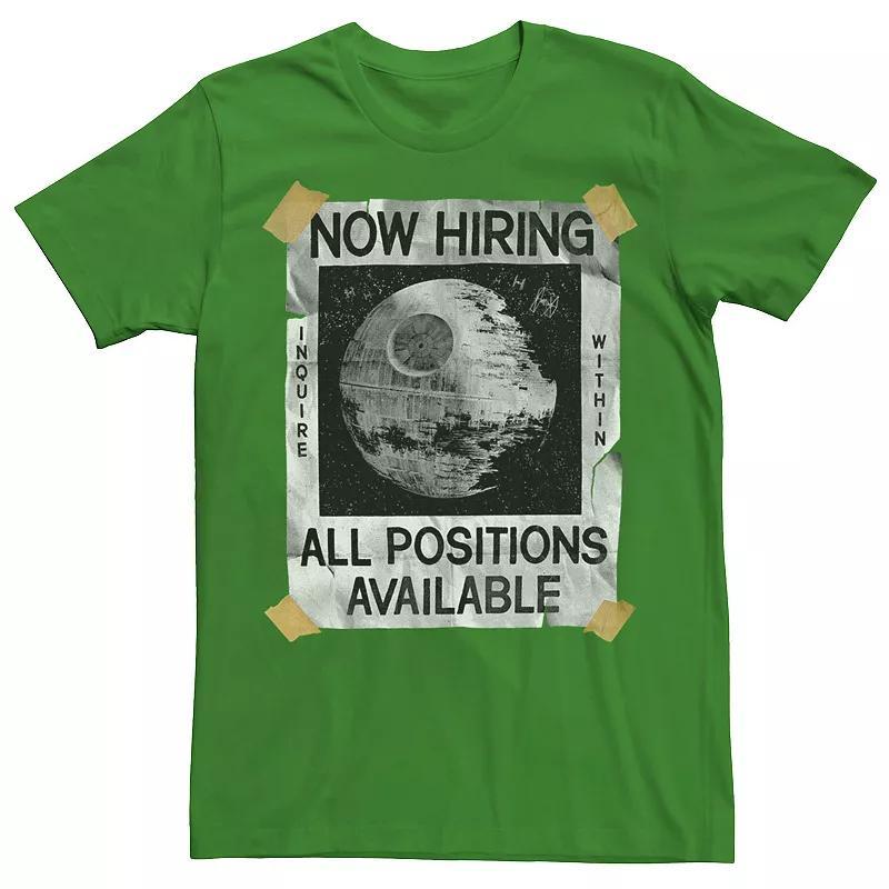 Mens Star Wars Now Hiring On The Death Star Tee Product Image