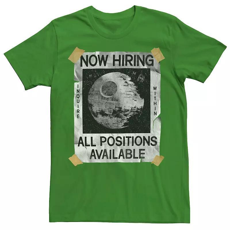 Mens Star Wars Now Hiring On The Death Star Tee Product Image