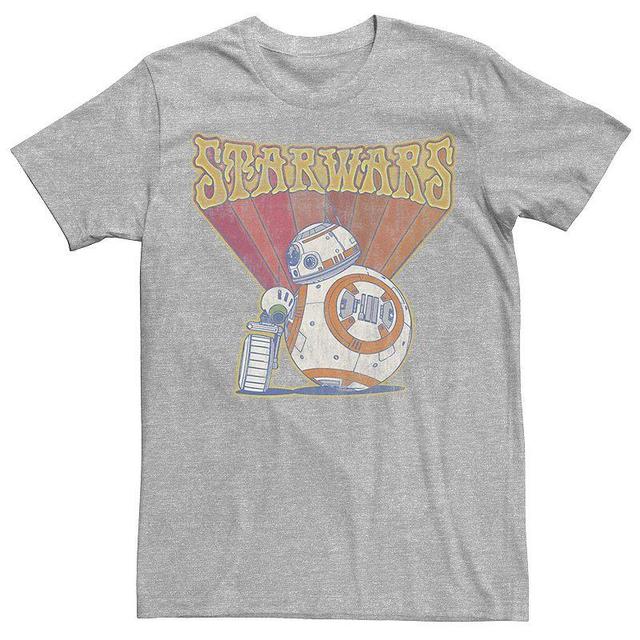 Mens Star Wars The Rise of Skywalker Groovy Droid Duo Tee Athletic Grey Product Image