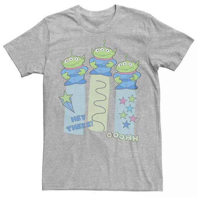 Big & Tall Disney / Pixar Toy Story Three Aliens Tee, Mens Athletic Grey Product Image