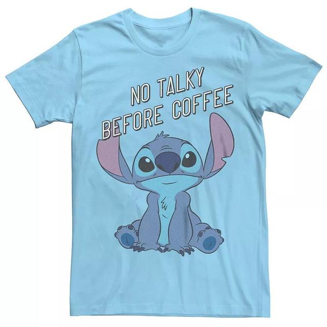 Disneys Lilo & Stitch Mens No Talky Before Coffee Tee Product Image