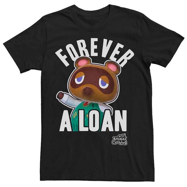 Fifth Sun Mens Nintendo Animal Crossing Tom Nook Forever A Loan Short Sleeve T-shirt Product Image